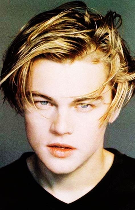 Titanic: Directed by James Cameron. . Leonardo dicaprio young hair